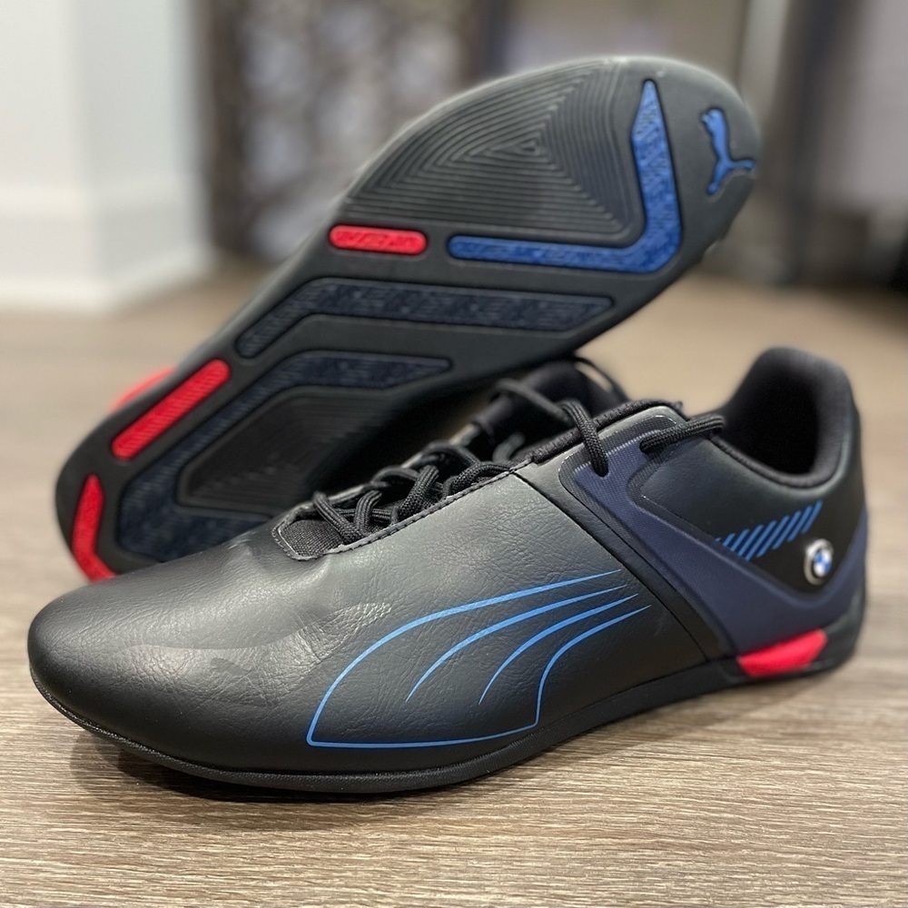 Puma BMW MOTORSPORT X A3ROCAT 'BLACK' sz 11 - Picture 3 of 4